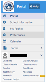 Click on Forms Summary