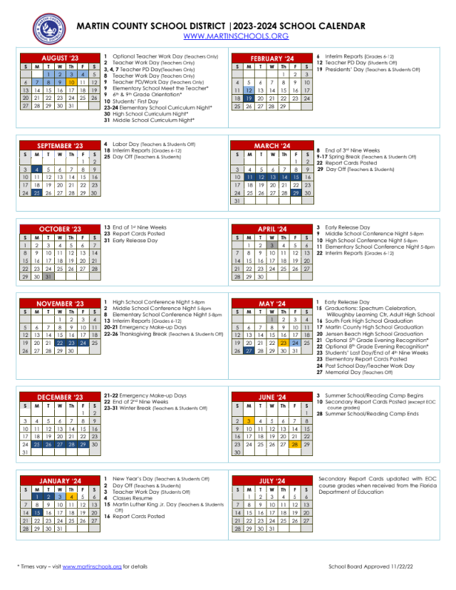 Back to School 2023-2024 | MARTIN COUNTY SCHOOL DISTRICT