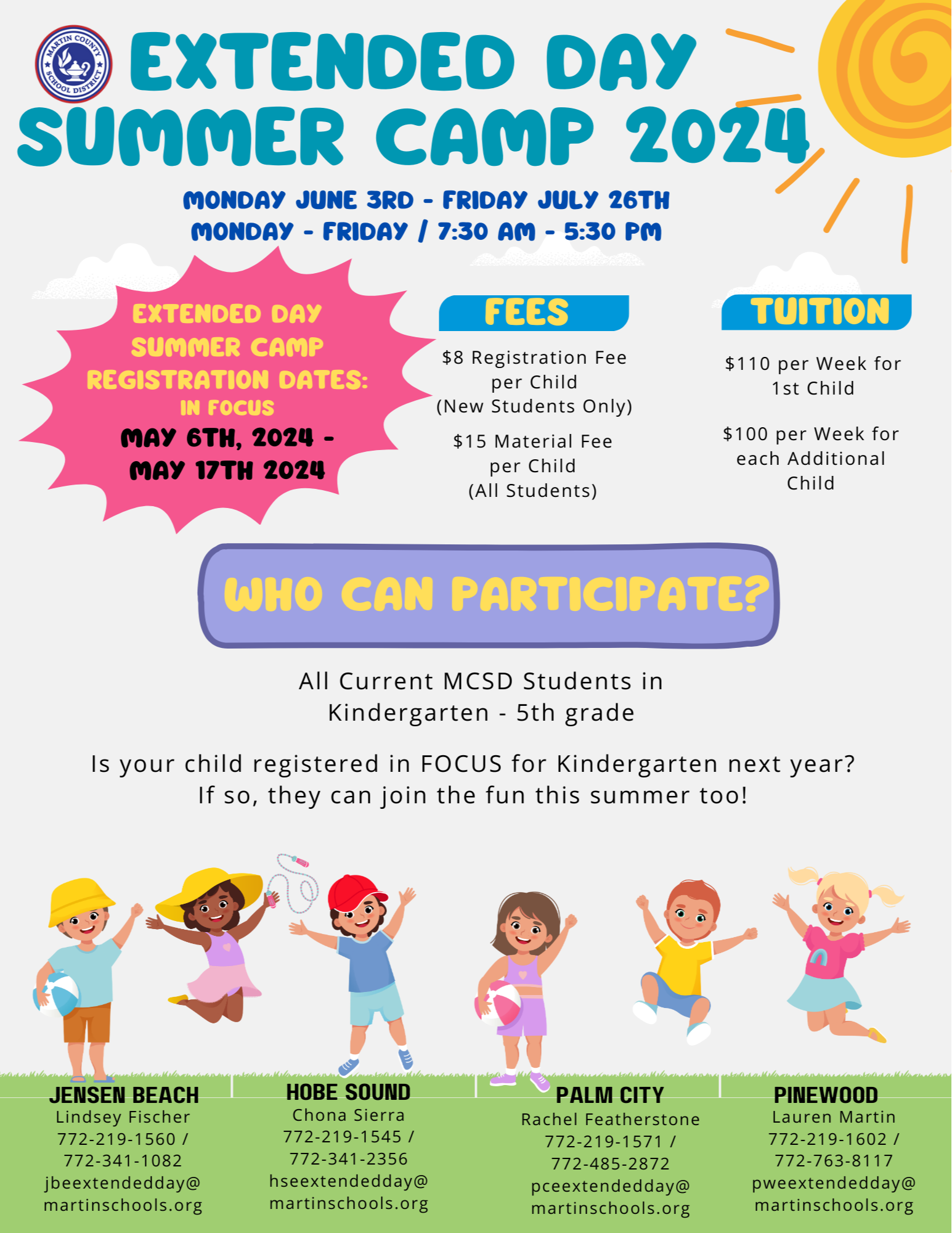 Extended Day | MARTIN COUNTY SCHOOL DISTRICT