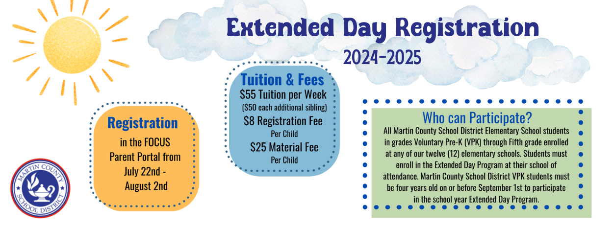 Extended Day registration flyer