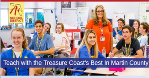Teach with the Treasure Coast's Best in Martin County