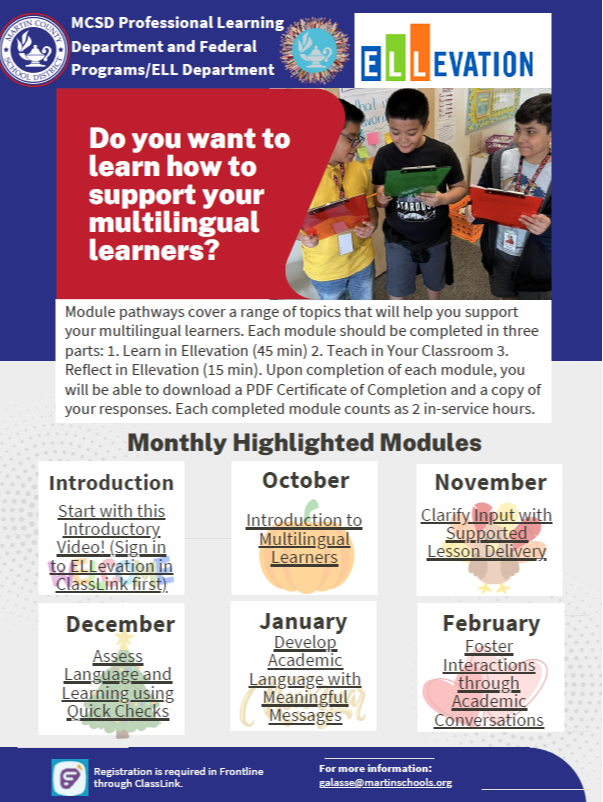 Self Study Professional Learning