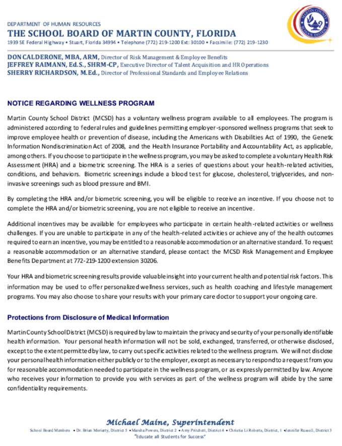 25-26 Wellness Notice