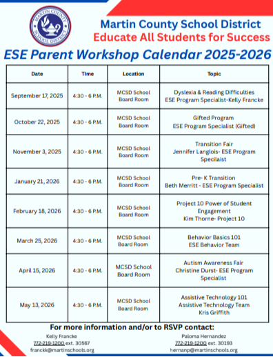 Parent workshop