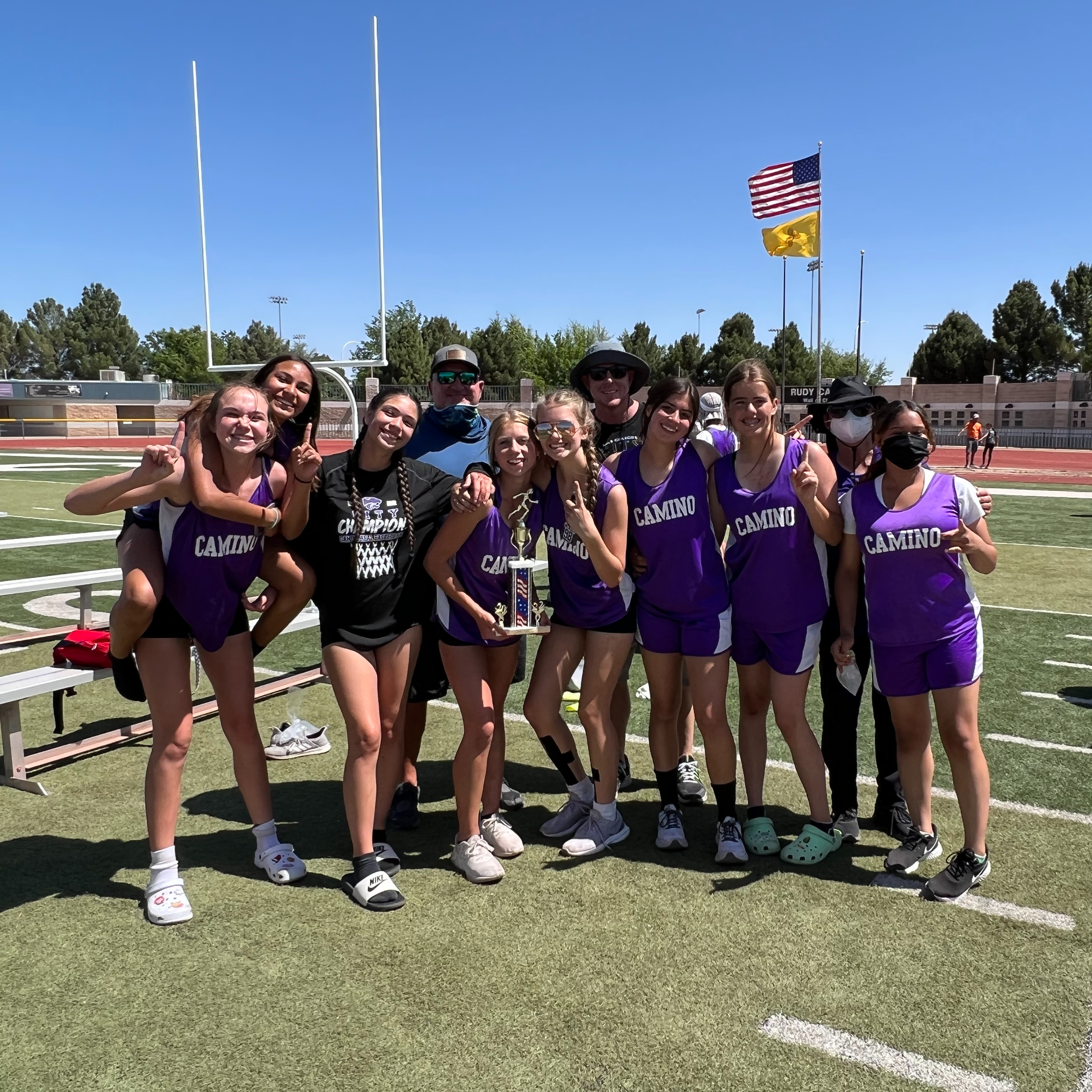 Hats off to the 2022 Girls’ District Champions for Track and Field, Camino Real Middle School! Go Wildcats!
