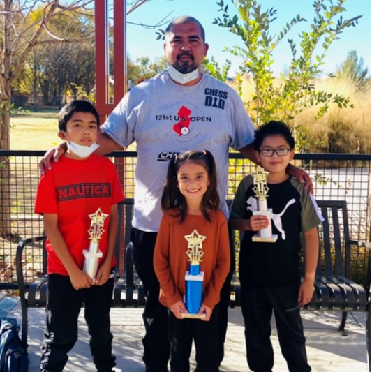 Southern New Mexico Chess Club Champions -   Manuel Castillo: Monte Vista Elementary, Alayna Pacheco,: Monte Vista Elementary,  Desmond Ramirez: MacArthur Elementary.