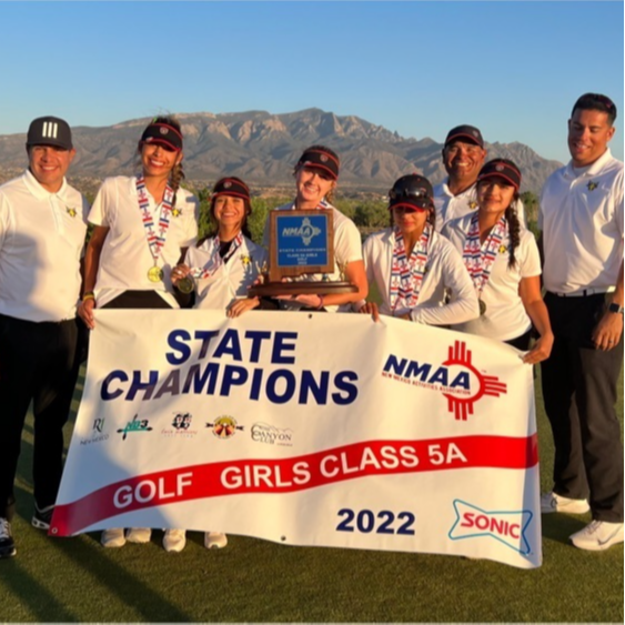 Great job Centennial Hawks for clenching the title for the Girls 5A Golf State Championship! 
