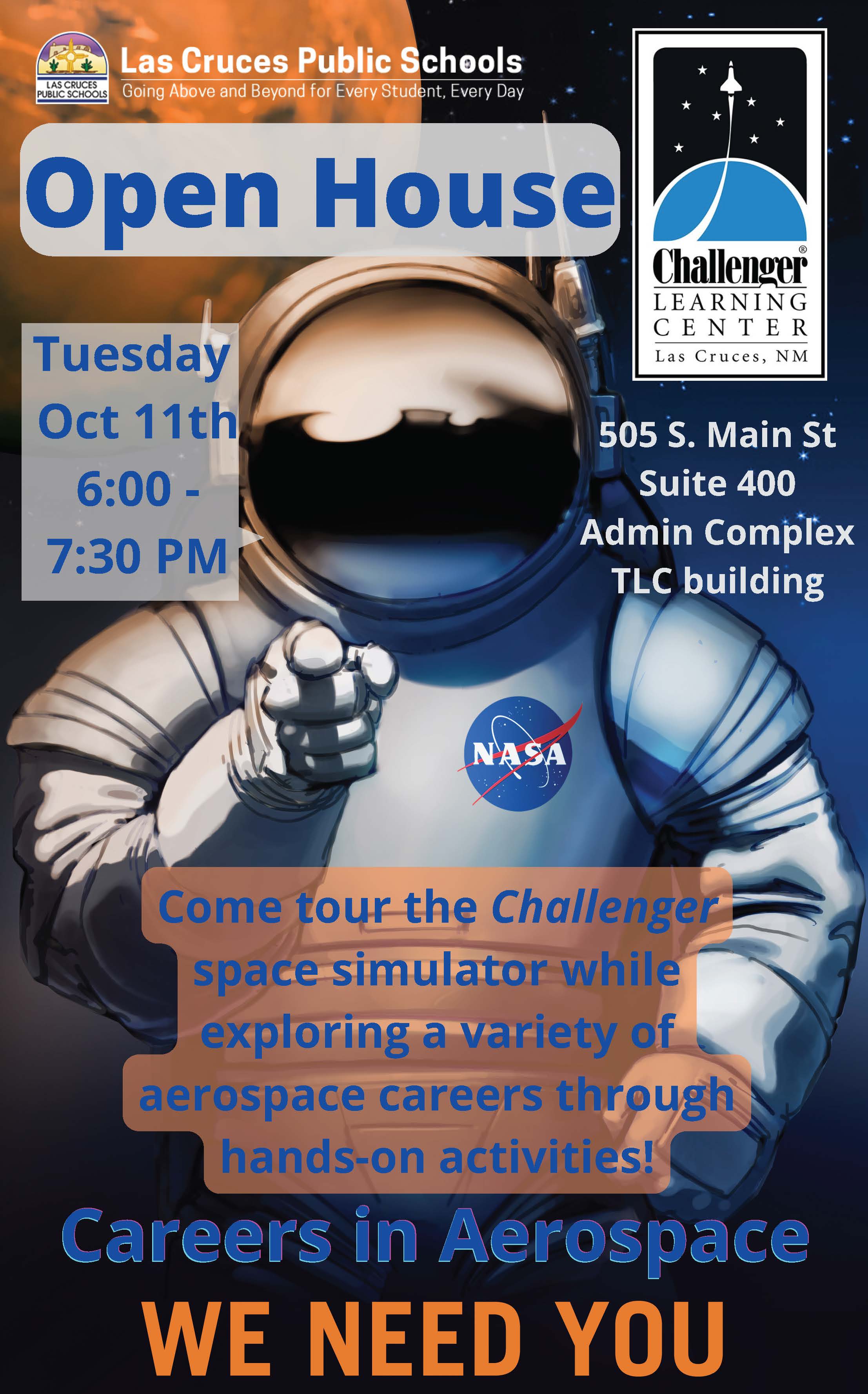 Challenger Learning Center Open House
