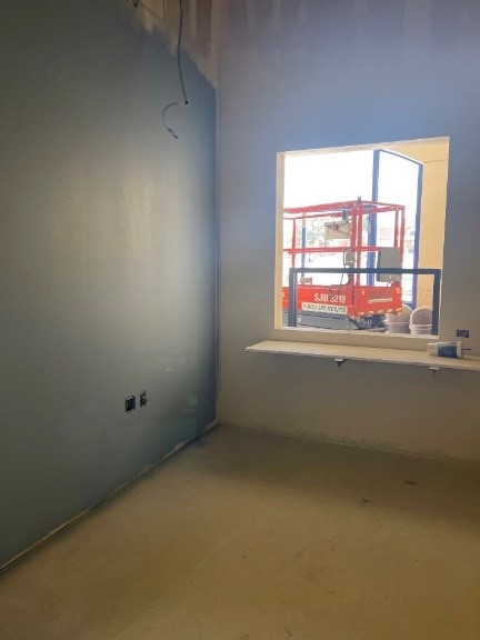 HILLRISE ELEMENTARY SCHOOL NEW MULTIPURPOSE/KITCHEN & RENOVATION OF EXISTING CAFETERIA (Accent paint & lighting in progress Classroom Area Accent paint in progress Nurse Office Area)