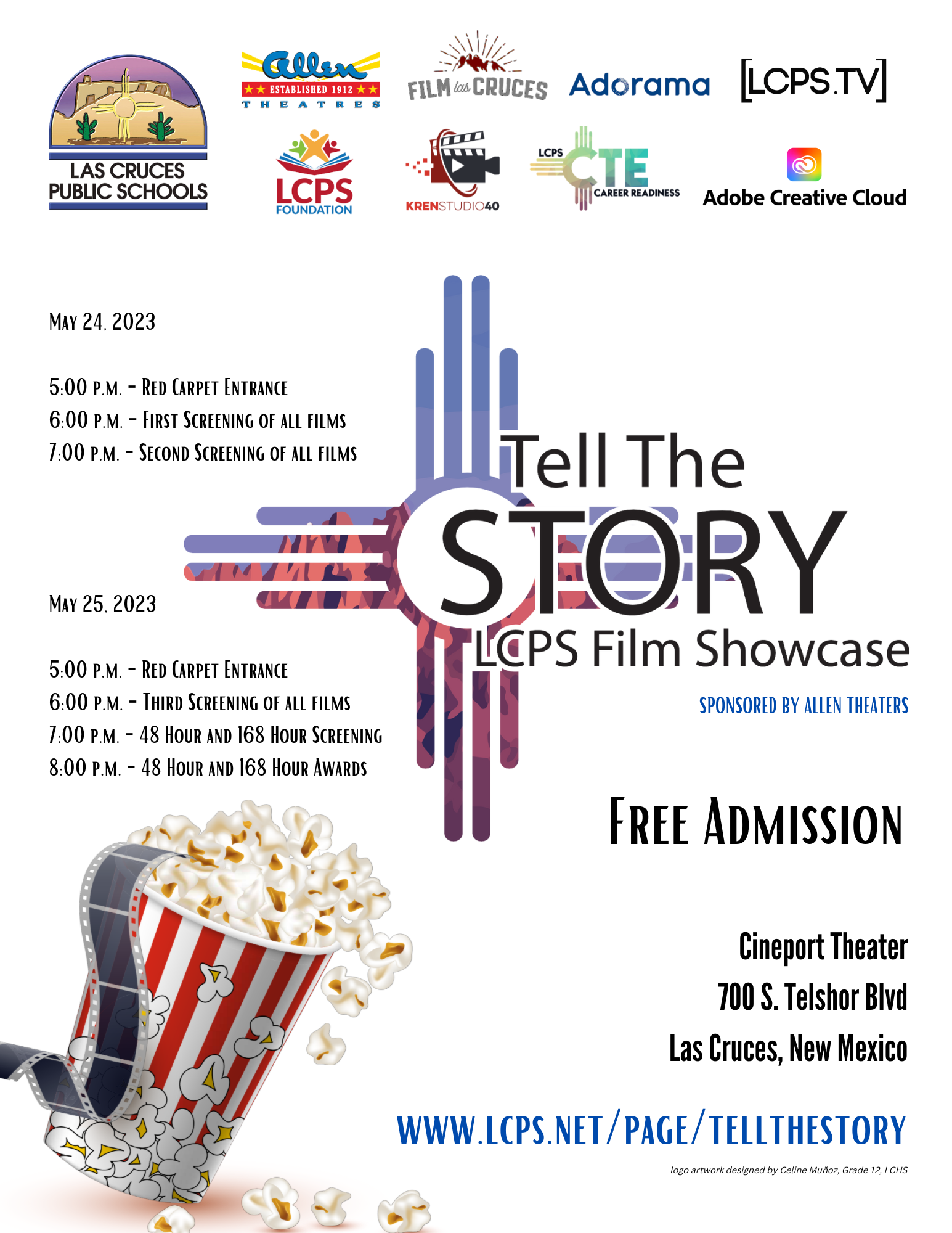 Tell The Story Film Festival Flyer