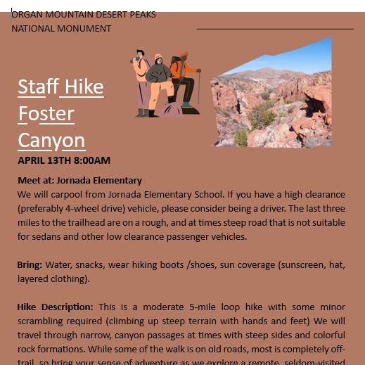 Staff Hike