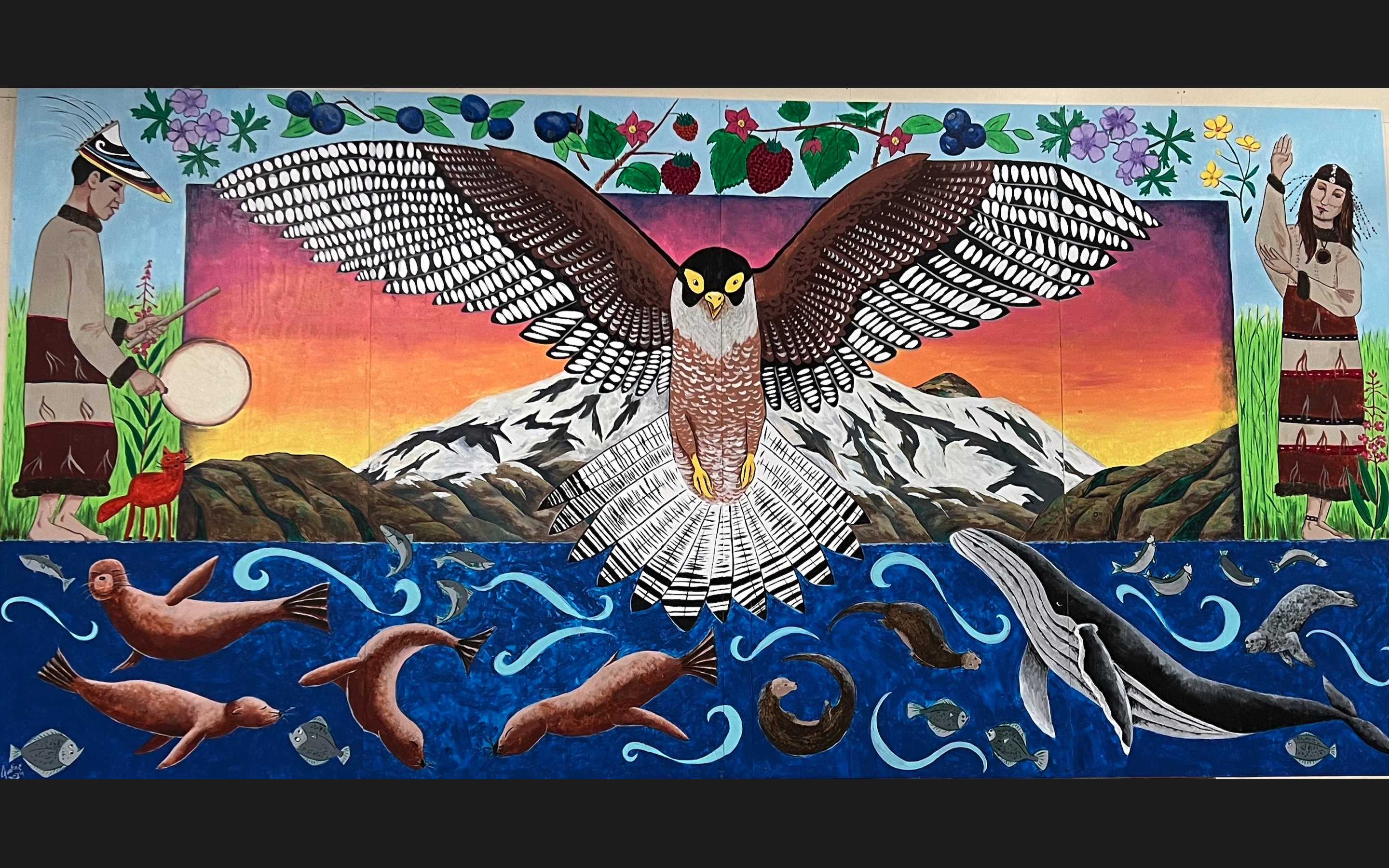 Akutan School Mural