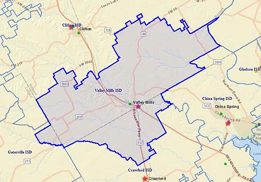 district  boundary map