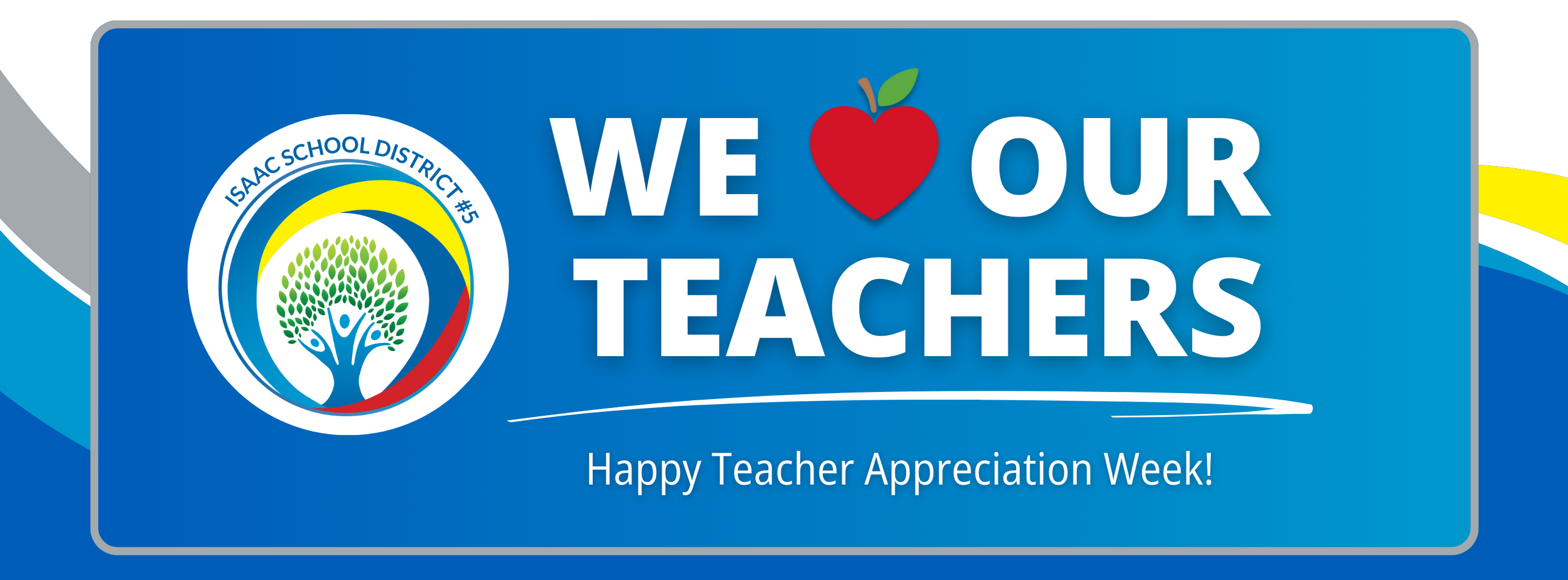 We love our teachers. Happy Teacher Appreciation Week! 