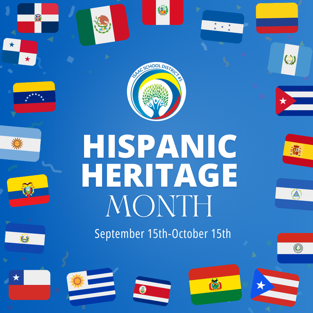 Hispanic Heritage Month September 15th-October 15th