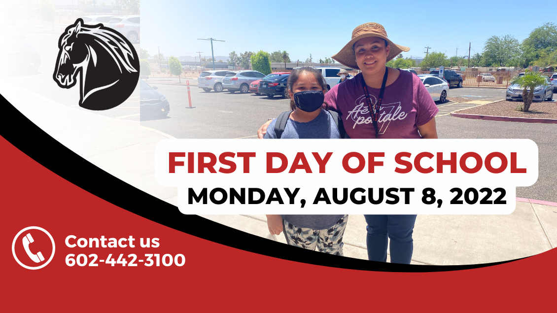 First day to school is on Monday, August 8, 2022