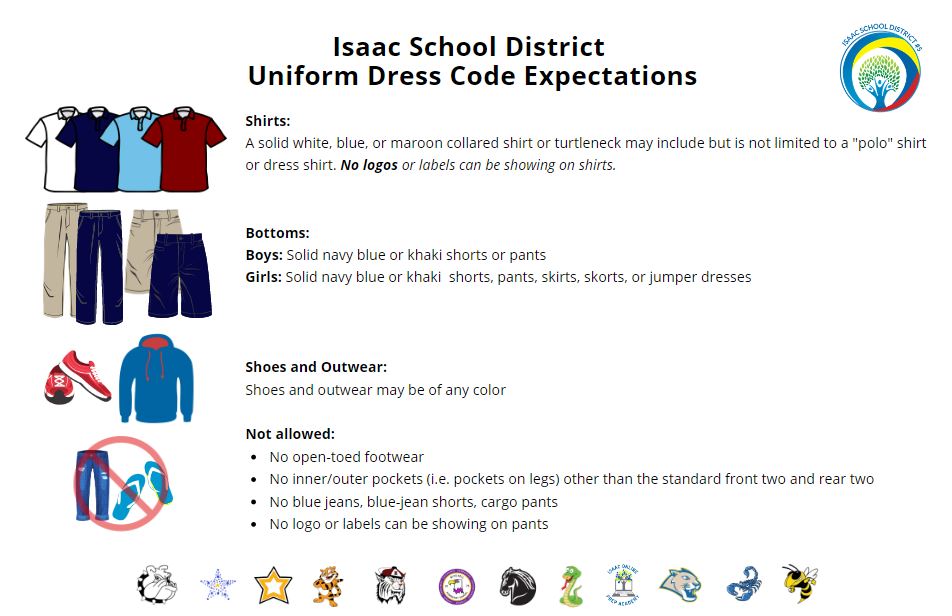 isaac school district dress code policy