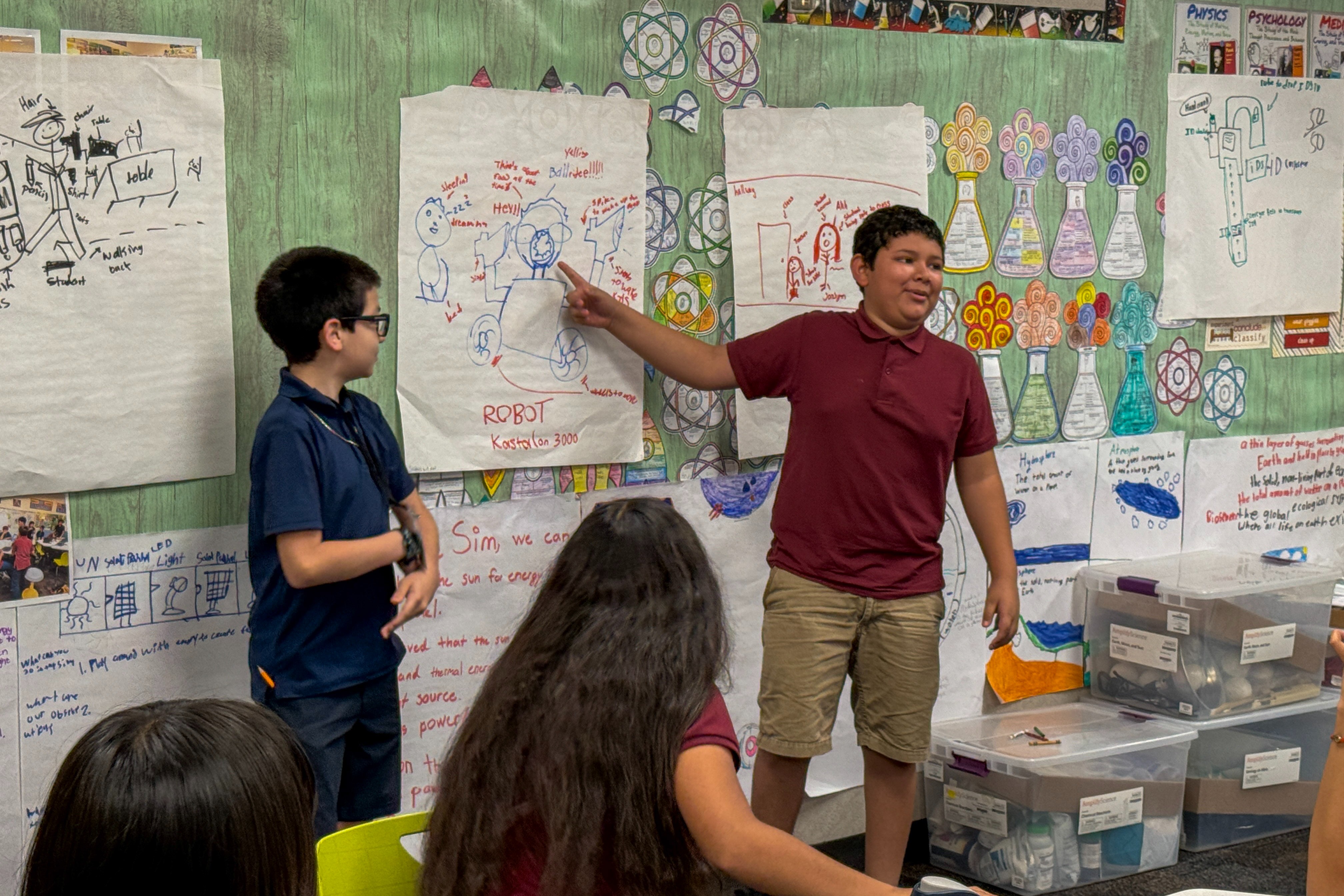 Pueblo Del Sol Students in Science Class