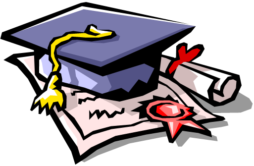 Graduation Cap and Diploma Image