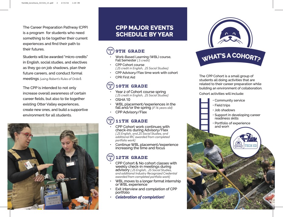 Tech Ed Brochure Page 2