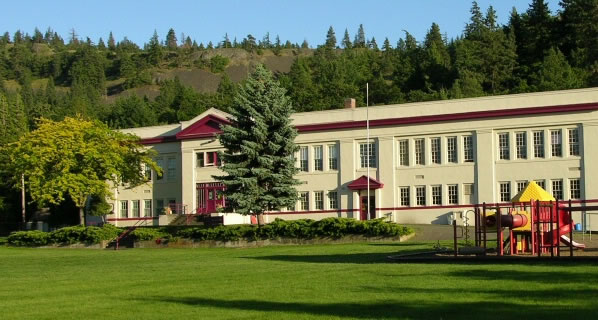 front of school