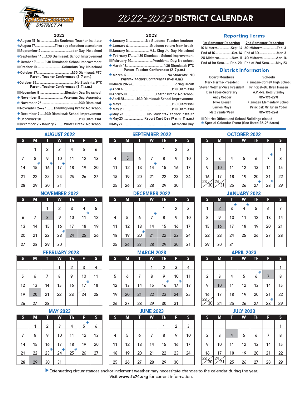 district calendar 1