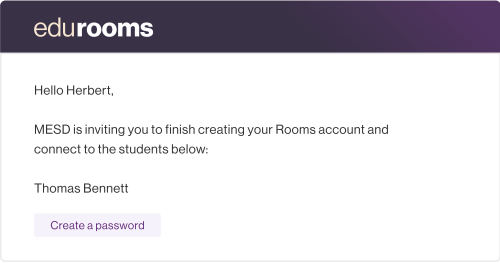 rooms example email invitation