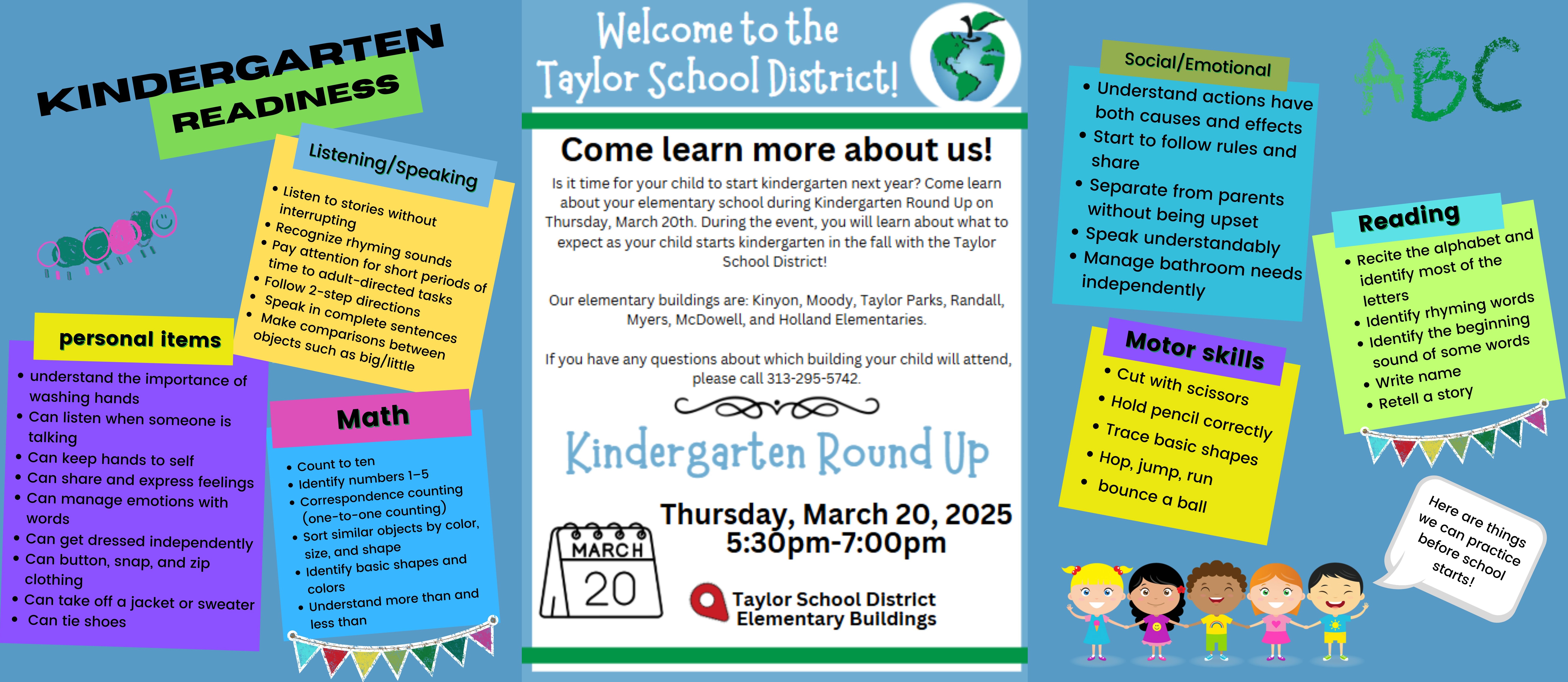 Kindergarten Round Up