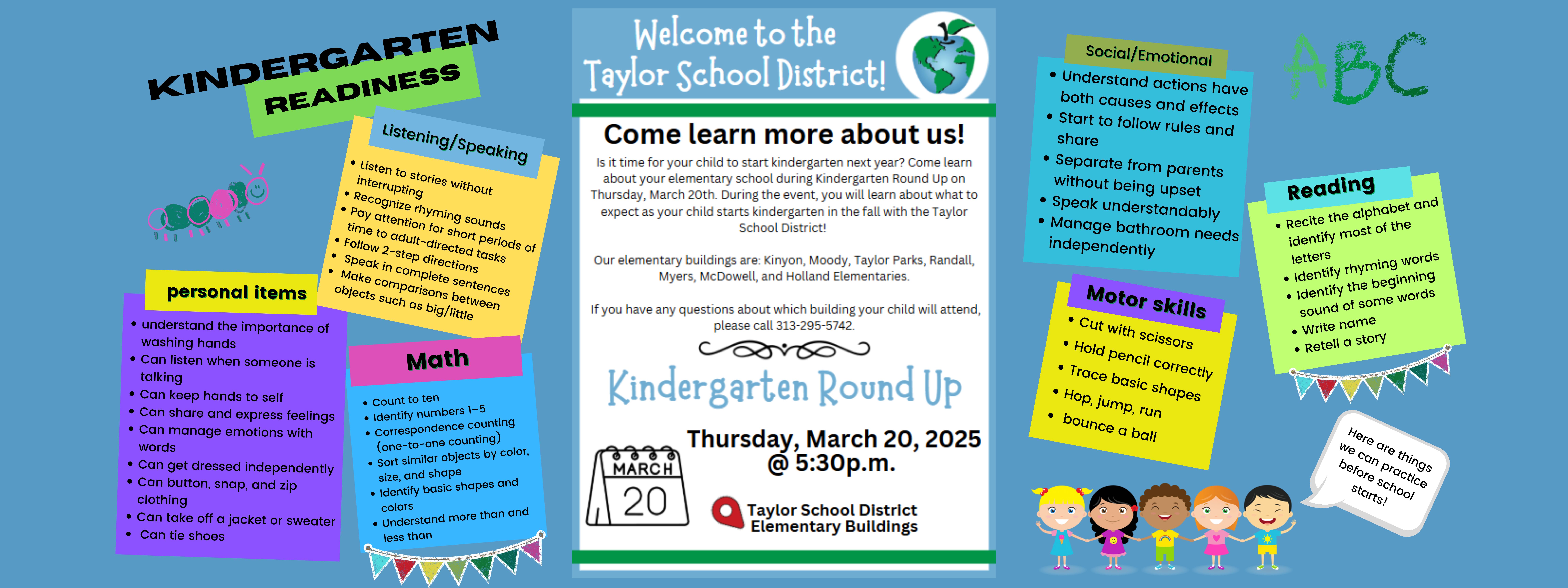 Kindergarten Round Up