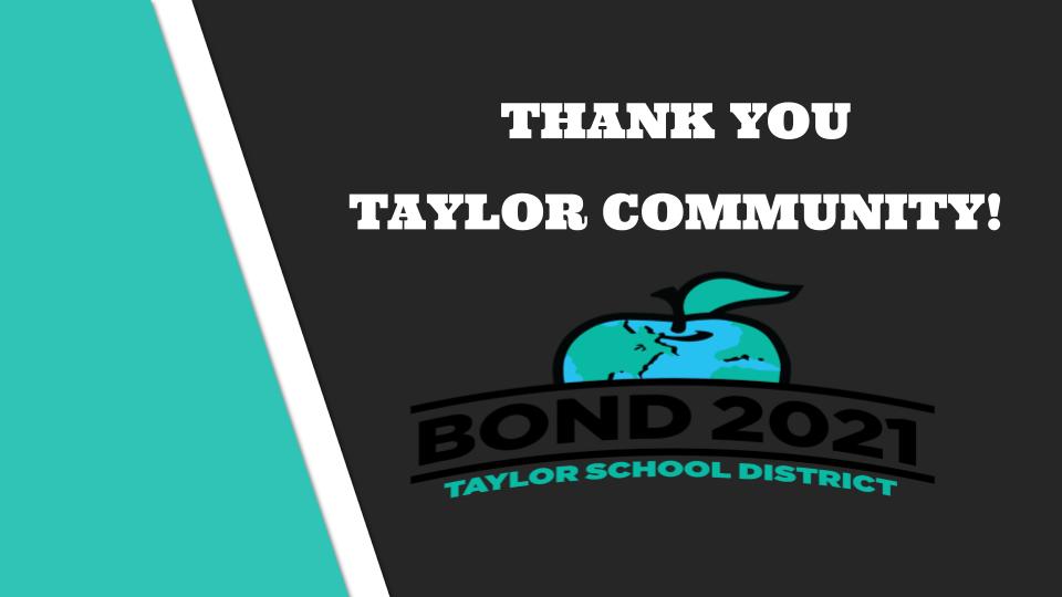 Thank You Taylor Community