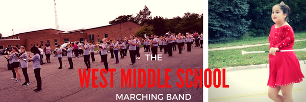 The West Middle School Marching Band