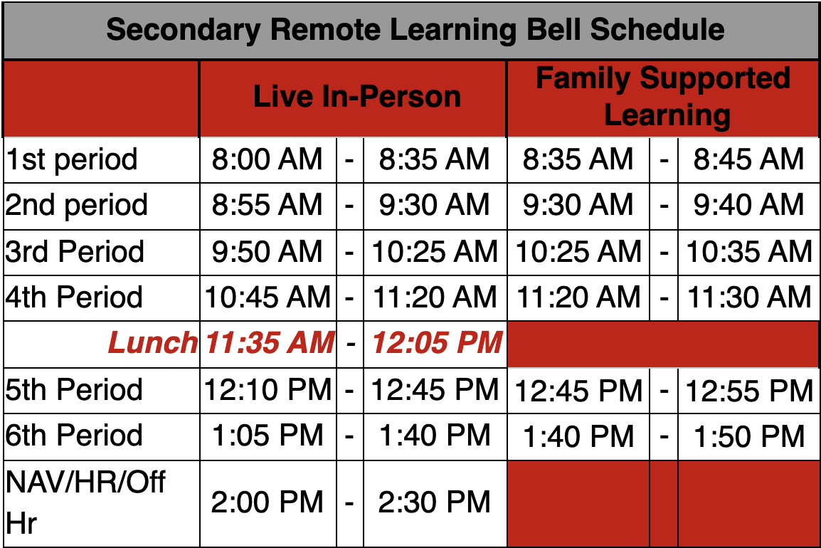 Remote Schedule