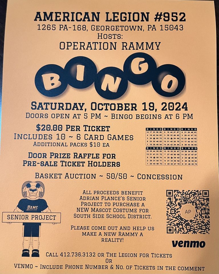 Operation Rammy bingo