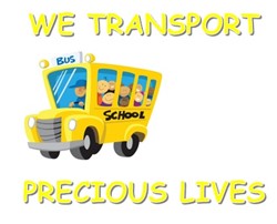 we transport precious lives school bus picture