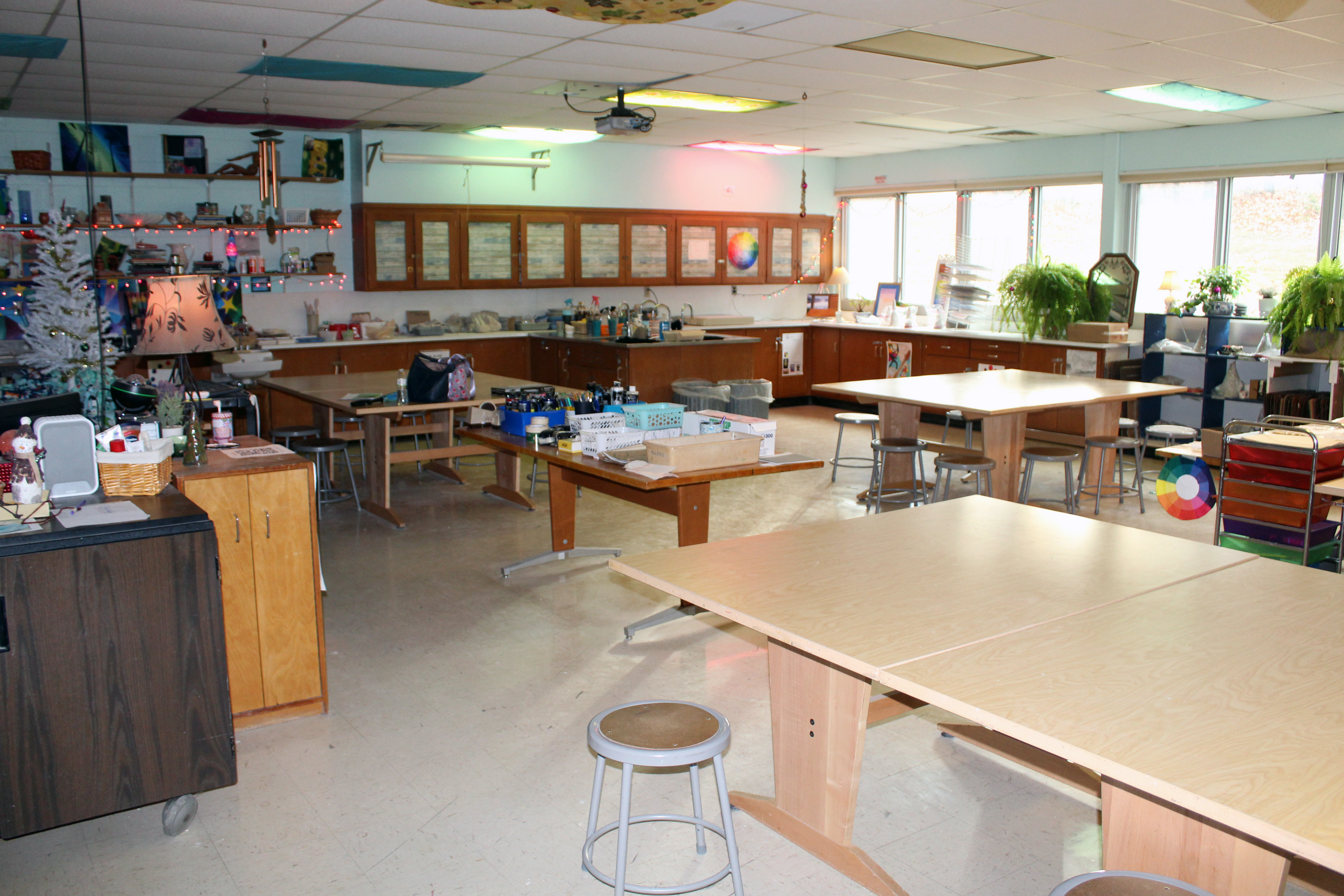 classroom at high school