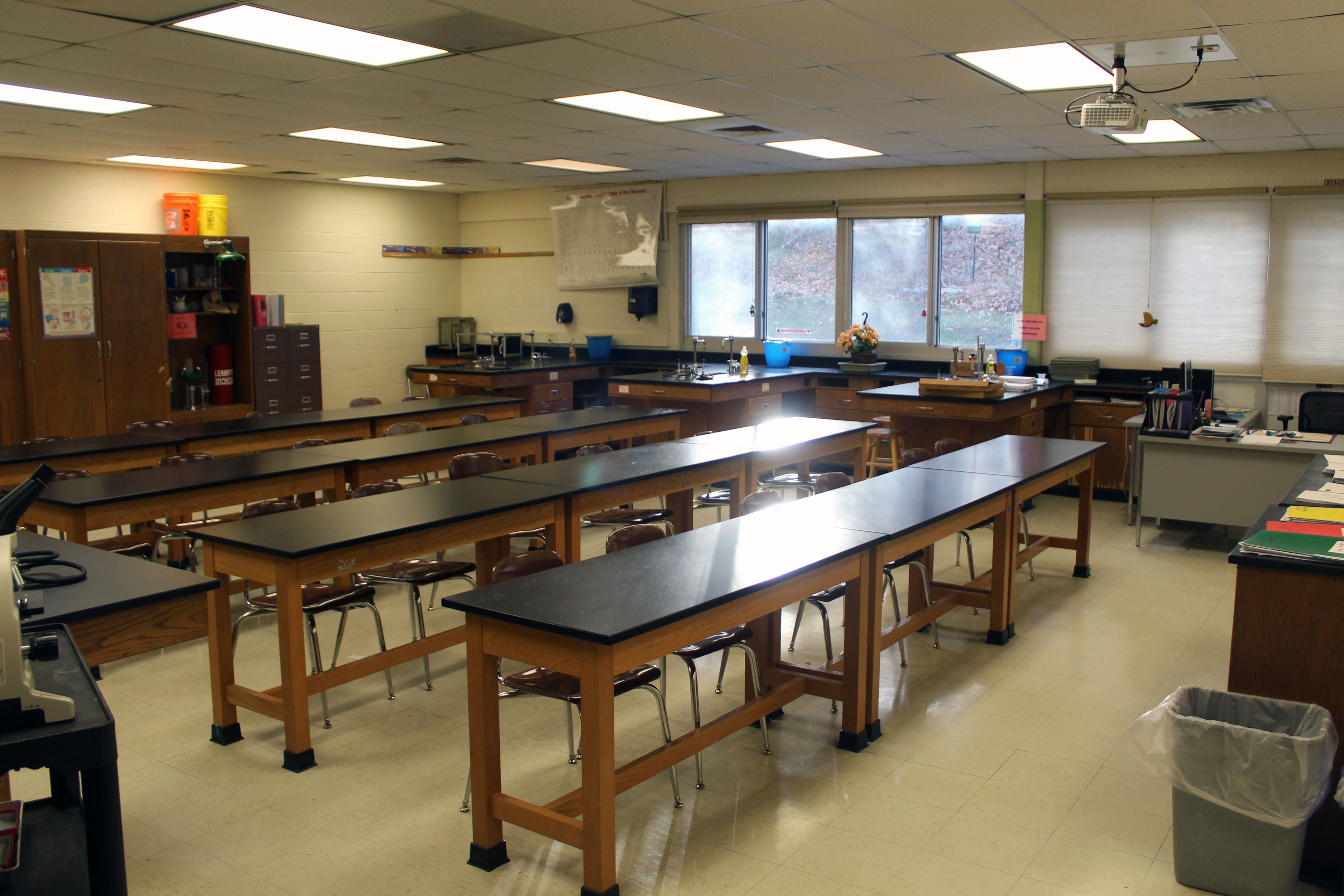 High School Science Classroom 