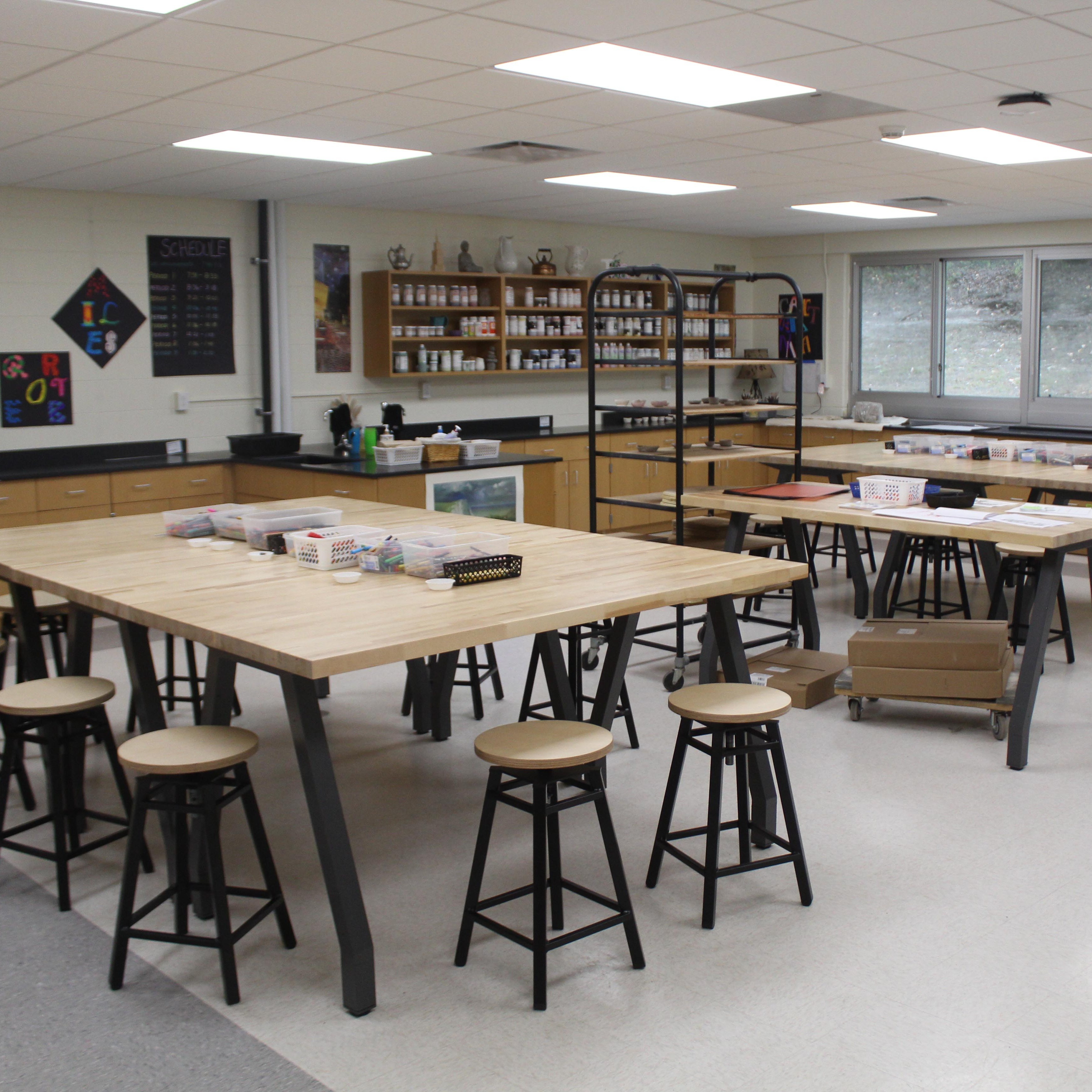 updated art room