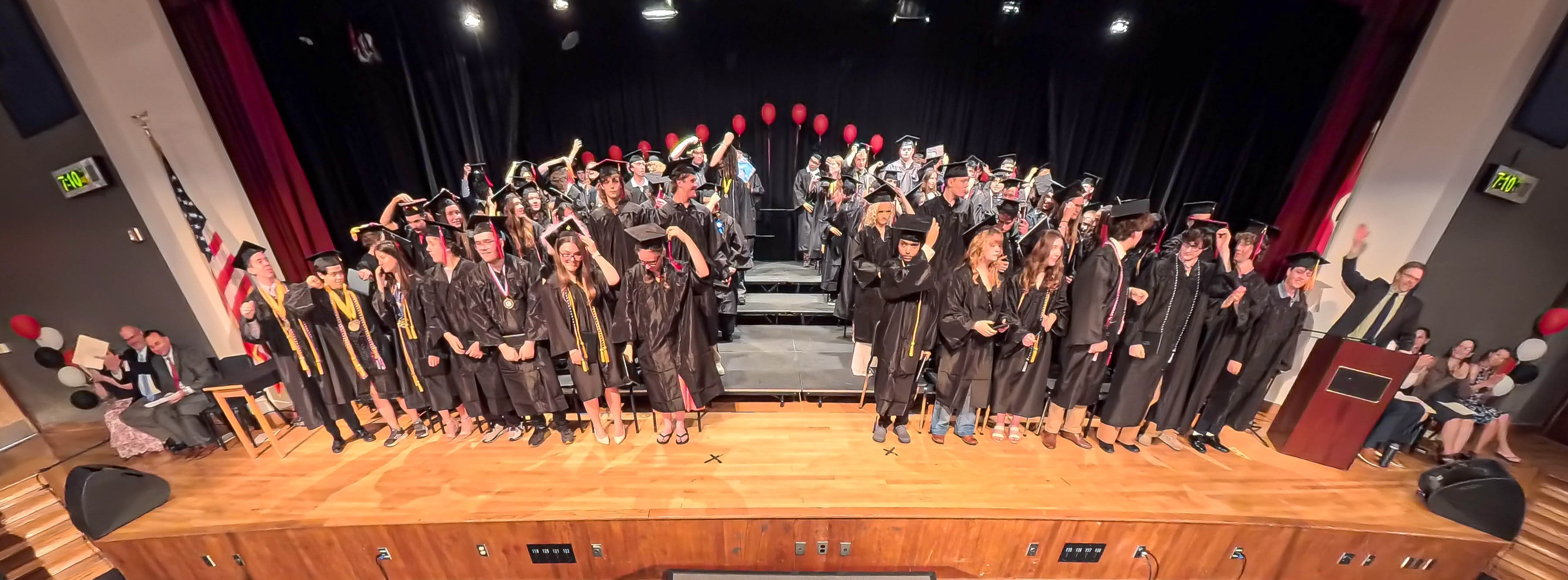 Graduating Class of 2026 on CHS stage