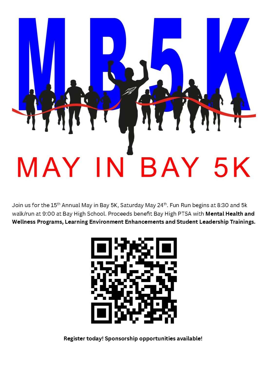 May in Bay 5K Logo
