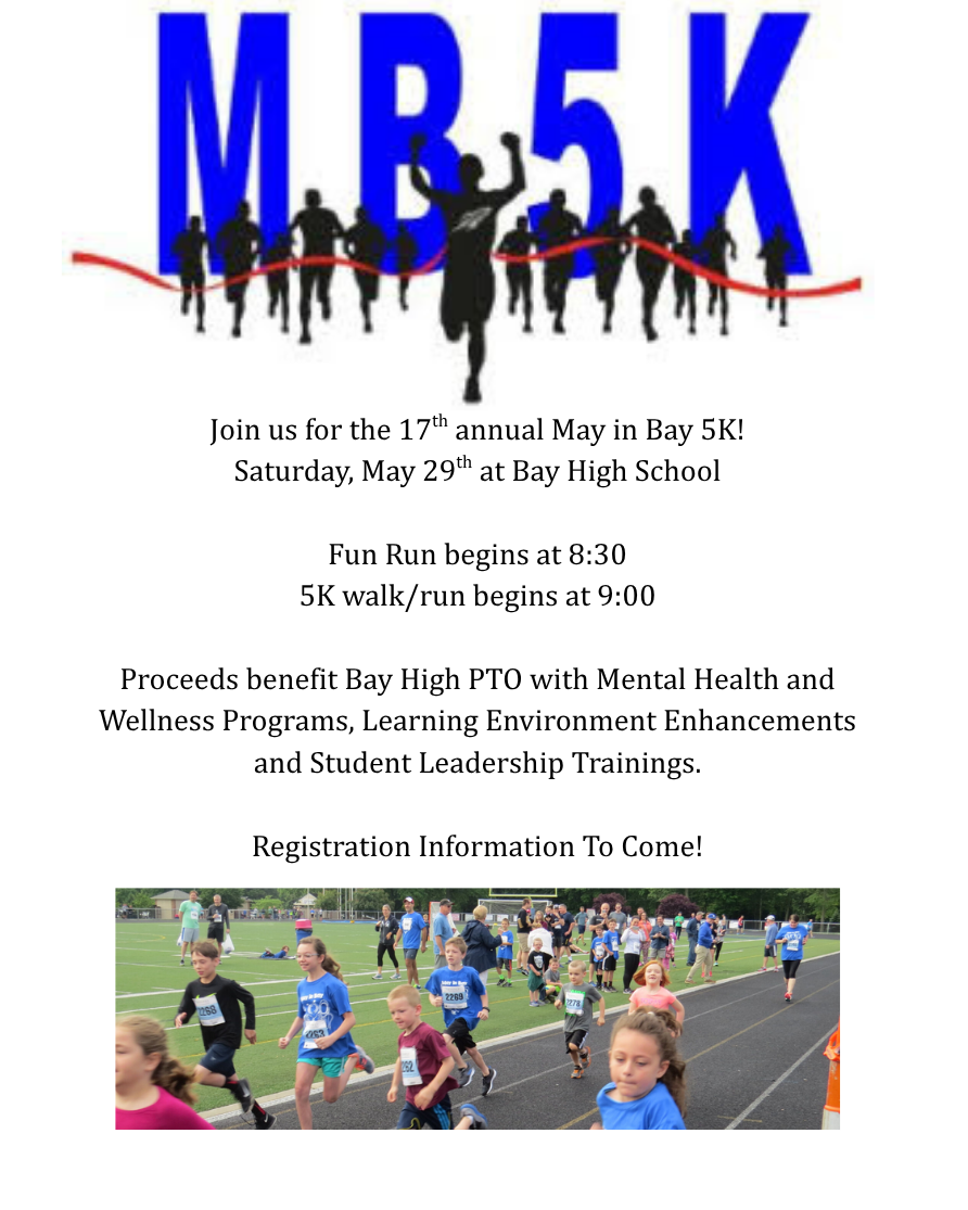 May in Bay 5K Logo