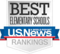 best elementary school ranking badge from us news & world report