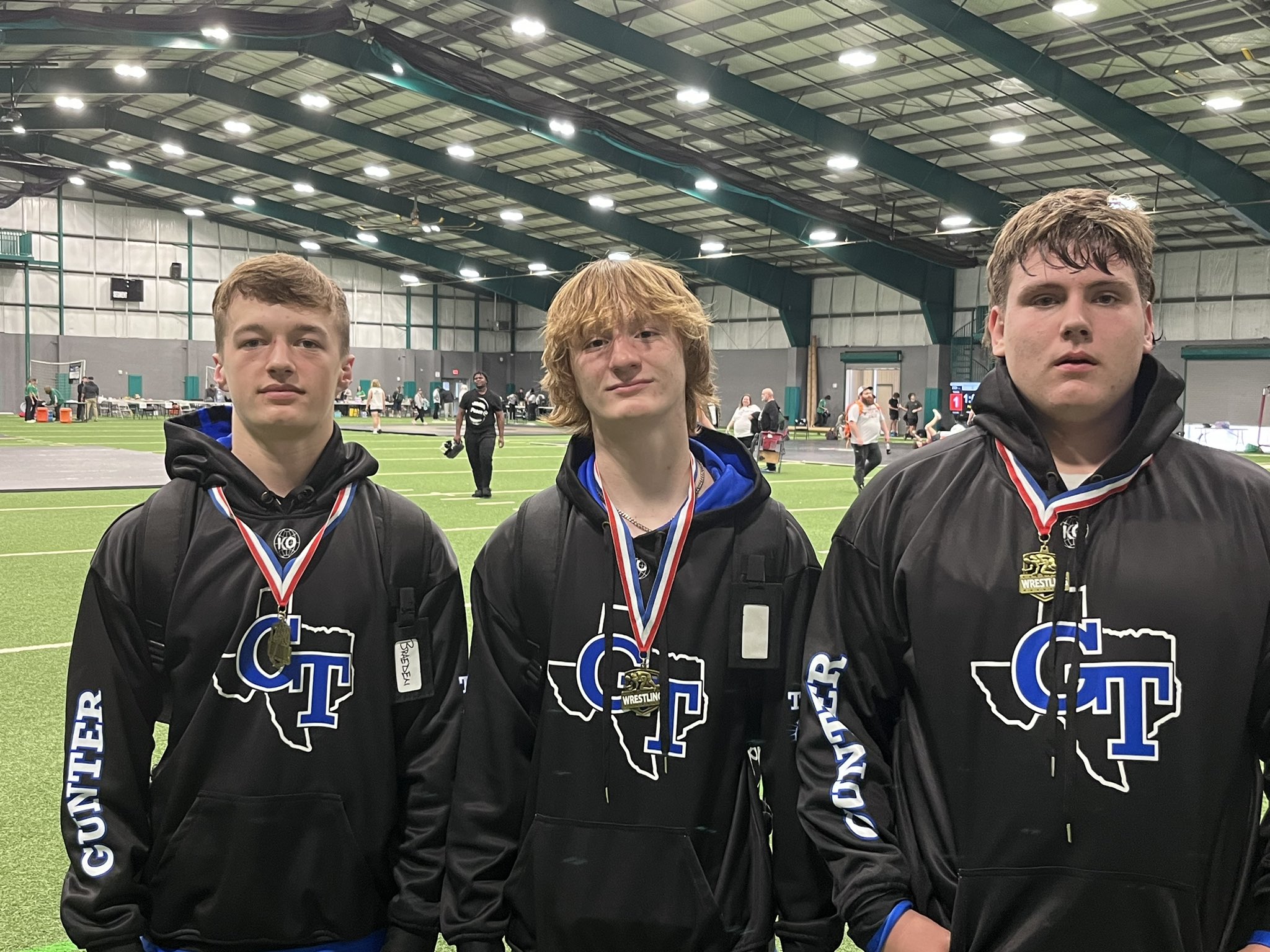 wrestlers with medals