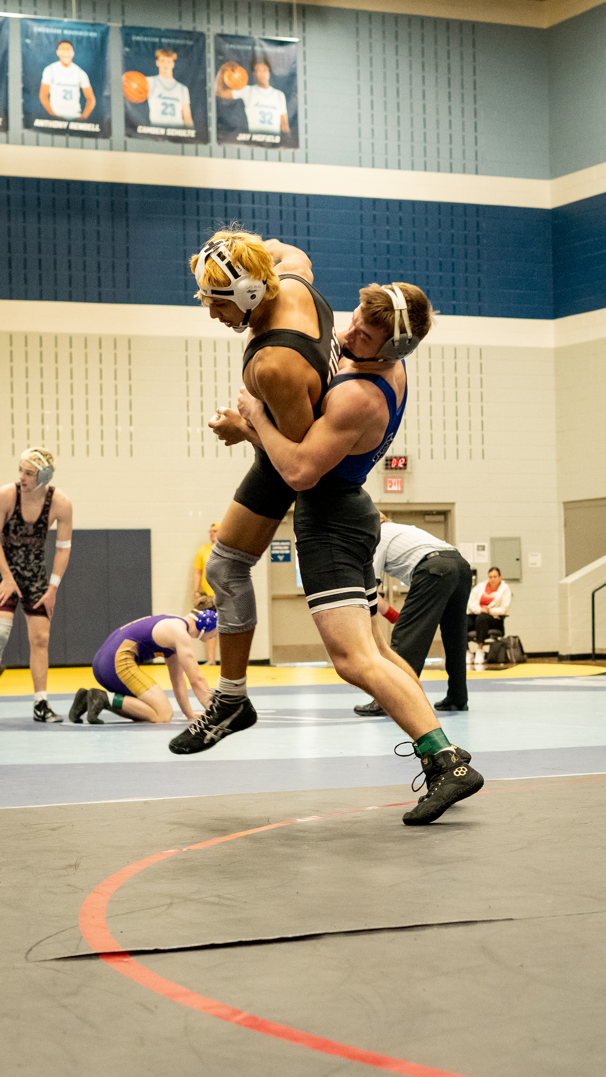 Students Wrestling.