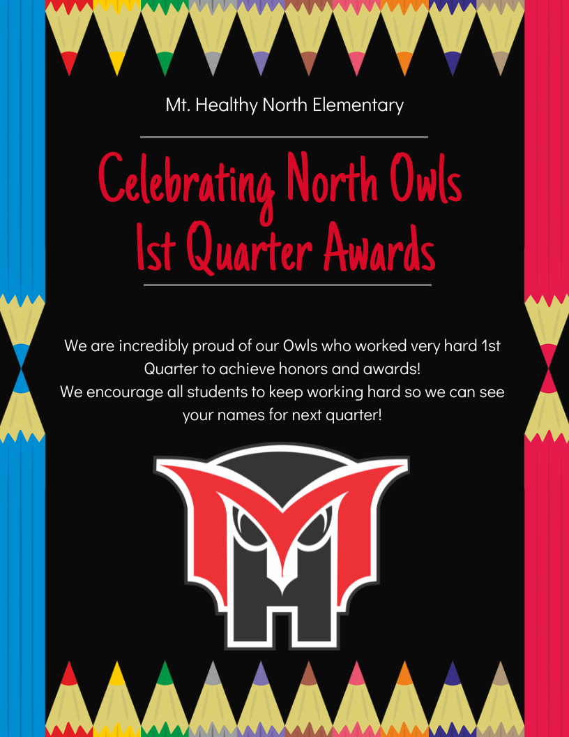 North 1st quarter awards with names