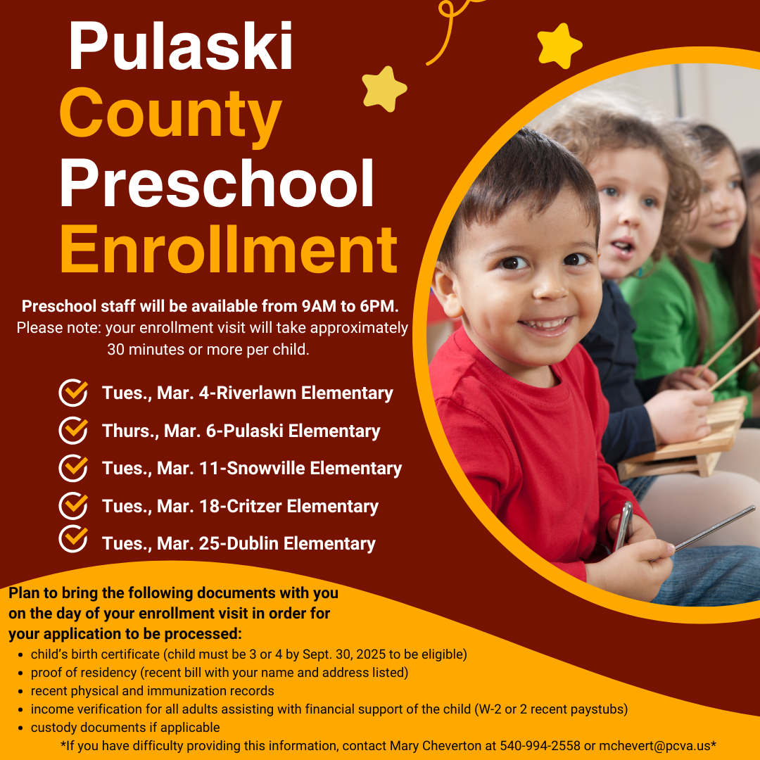 Preschool Enrollment Flier