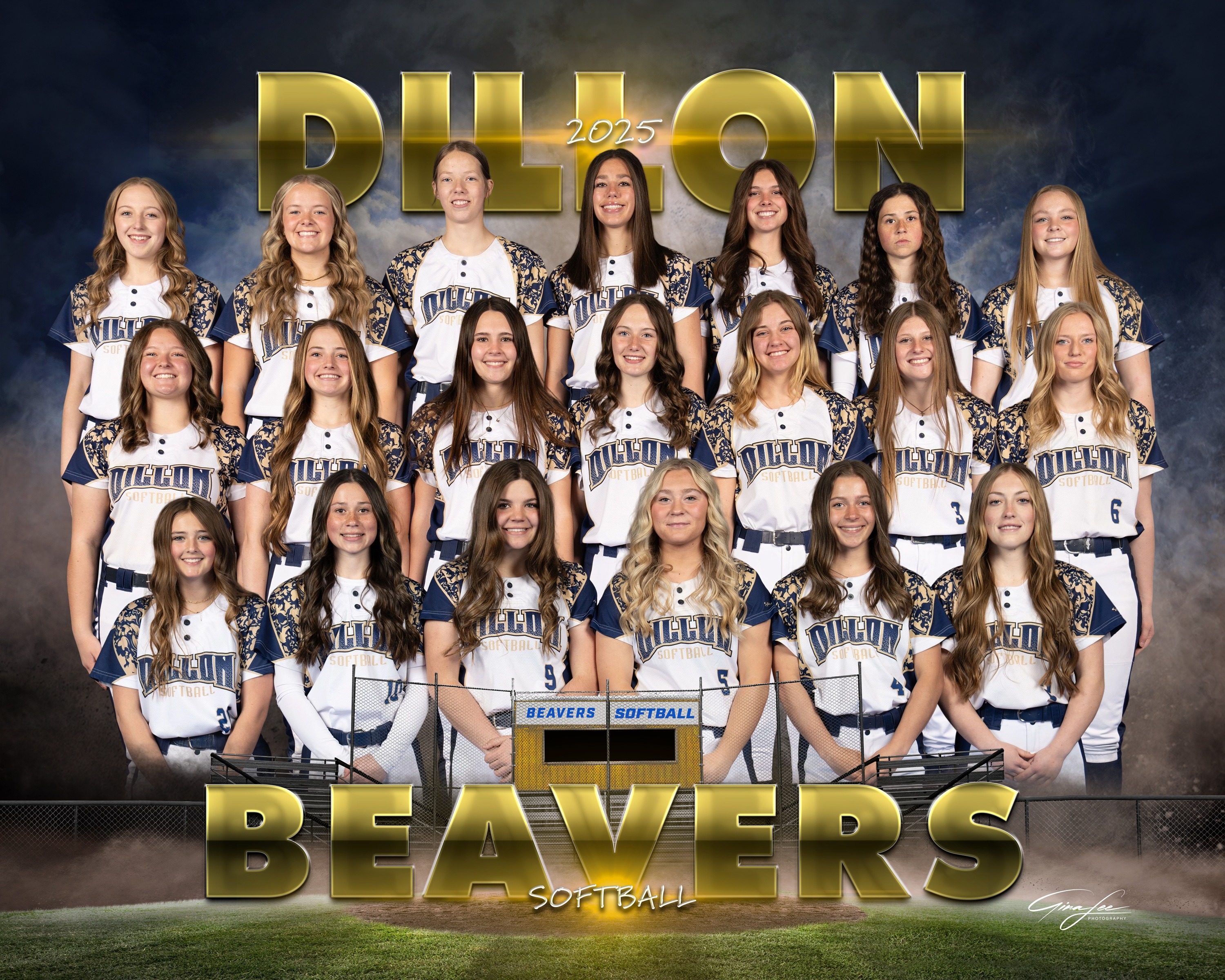 An image of the Dillon Softball team logo