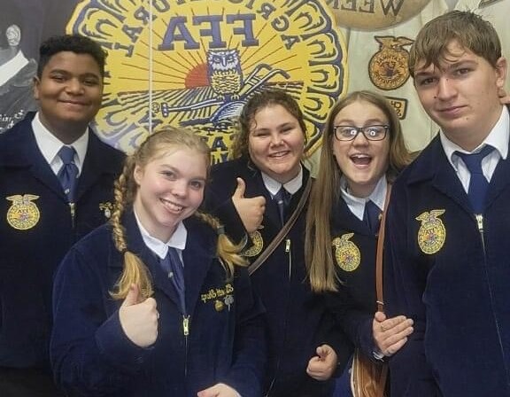 Group of ffa students
