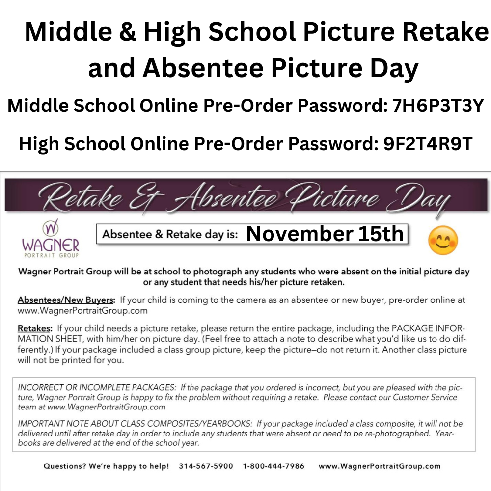 picture retakes november 15th