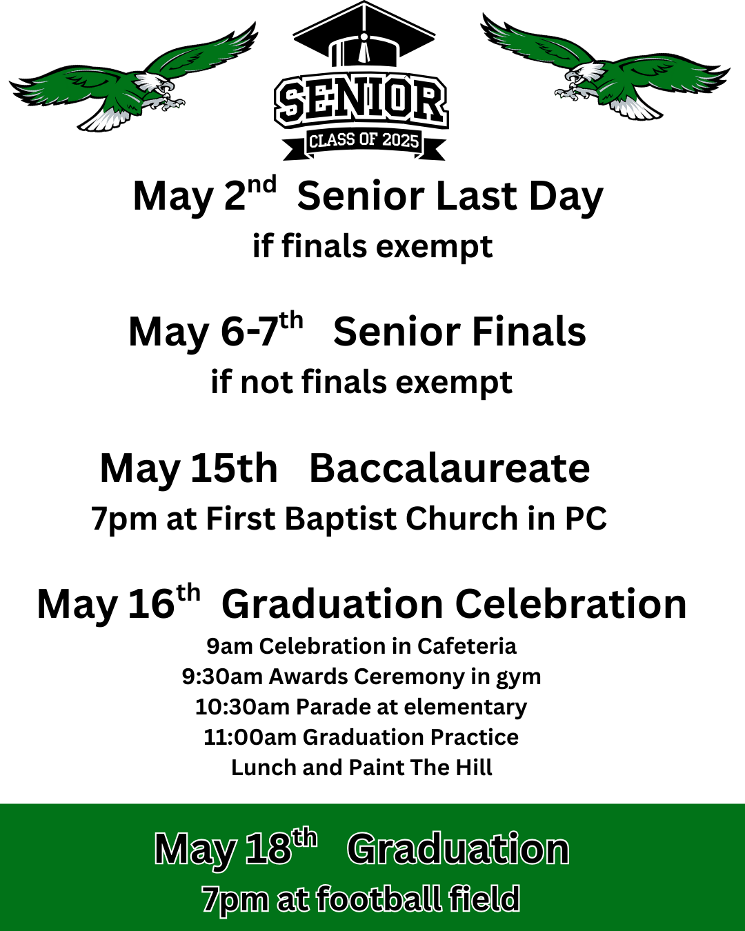 graduation may 18th