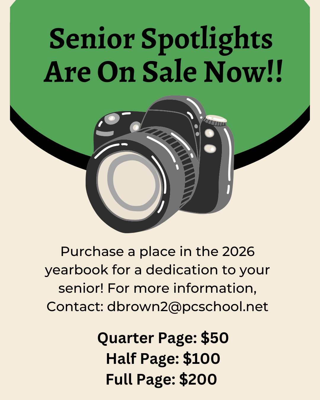 senior spotlight yearbook